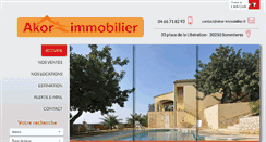 Desktop Screenshot of akor-immobilier.fr