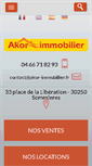 Mobile Screenshot of akor-immobilier.fr